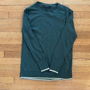 Banana Republic Olive Green Wool Pullover Sweater Size Medium